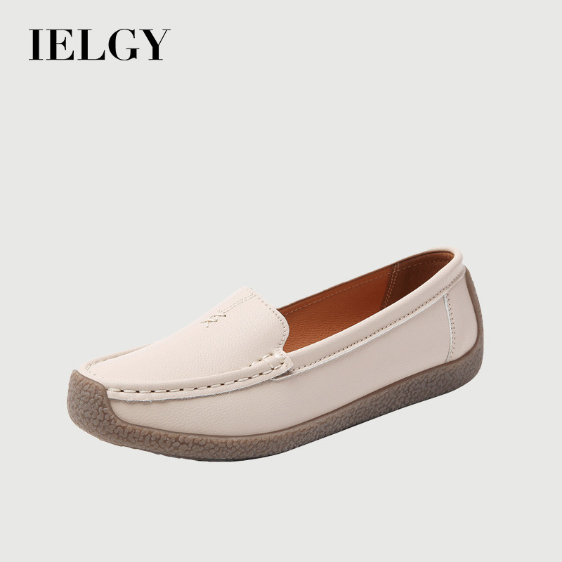 IELGY 2025 Autumn New Style Loafers Casual Women's Flat Soft Surface Comfortable ราคา 570 บาท*ส่งฟรี