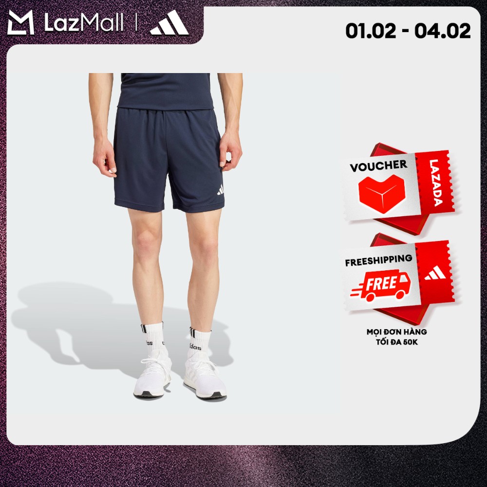 adidas Phong cách sống Quần Short 3 Sọc Sereno AEROREADY Nam Màu xanh da trời IR9737