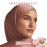 Instaperfect Skincover Air Cushion SPF 50++++ 11g - Make Up Cushion Foundation Blurring Semi Matte Finish (Real Skin Buildable Coverage Transferproof Non Comedogenic)- Bedak Foundation Wajah Tahan Lama