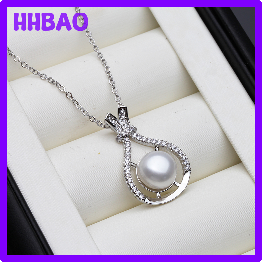 NEW^-^NEW 2023 niedliche Süßwasser perlenkette für Frau, 925 Sterling Silber Perle Anhänger Frau Geburtstags geschenk weiß
