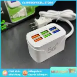 ⚡Miễn Phí Vận Chuyển⚡ Dải Nguồn USB Đa Năng Sạc Nhanh Cắm Chơi 6 Cổng USB Mini Ổ Cắm Nối Dài HUB Bộ Chia Cho Văn Phòng