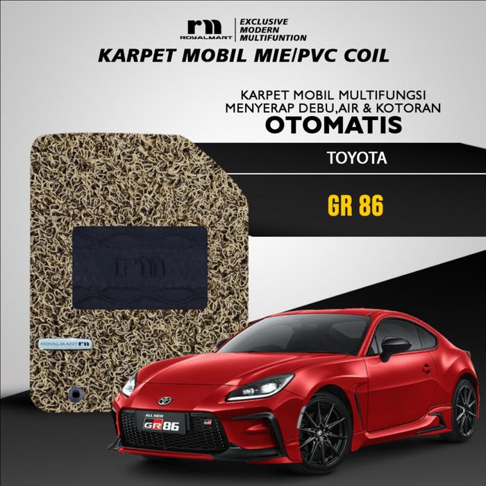 ROYAL MART KARPET MOBIL MIE PREMIUM UNTUK TOYOTA GR 86 FULL SET BERGARANSI -RM3 Variasi Harga 1,600,000 rupiah*Gratis Ongkir
