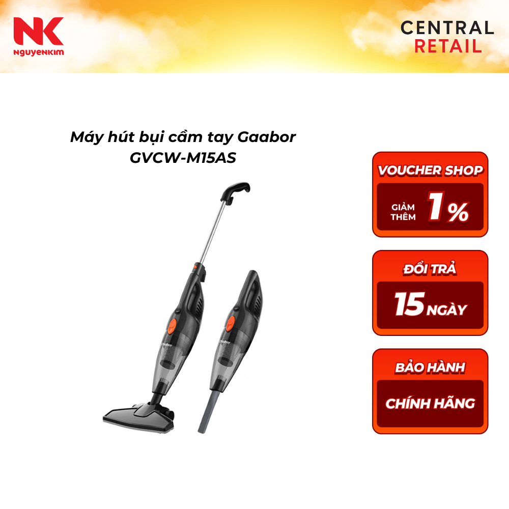 (NK Sản Phẩm Mới) Máy hút bụi cầm tay Gaabor GVCW-M15AS