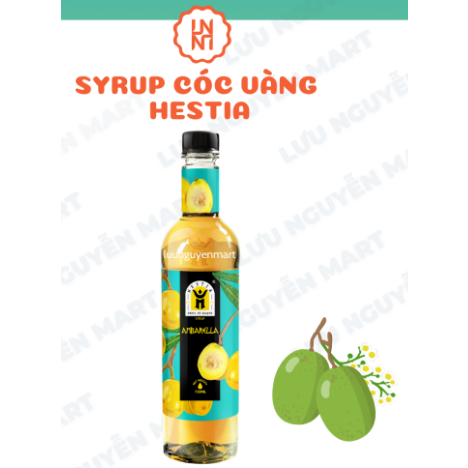 Syrup Cóc vàng Hestia 750ml - Siro Cóc Vàng làm trà cóc vàng