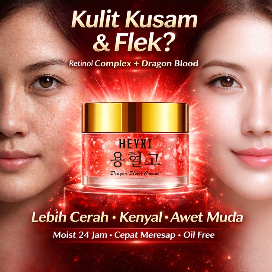HEYXI Original Dragon Blood Cream - Anti-Wrinkle Facial Cream Reduces Fine Lines Whitens Skin Rem...