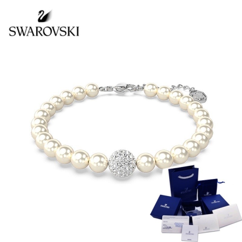 Swarovski Bracelet SWA REMIX Pearl Bracelet Ladies Bracelet Adjustable Bracelet Crystal Bracelet Gift Silver Bracelet Bracelet Female Jewelry Bracelet Non-Fade Bracelet Bracelet