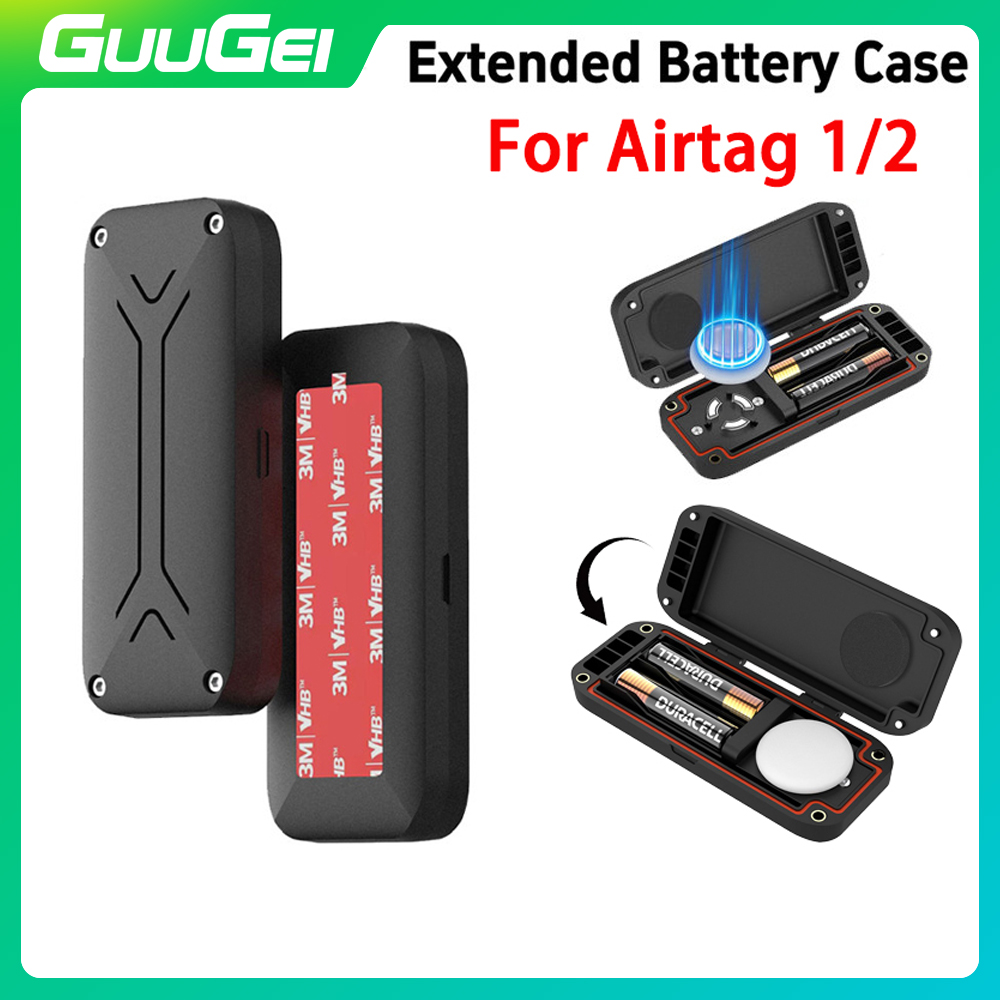 GUUGEI Apple Airtag Battery Charging Case Airtag Extended Battery Case AirTag Charging Box Cover ราคา 295 บาท*ส่งฟรี