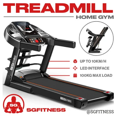 [Pre Order] Home Gym Treadmill / Foldable Treadmill / Walking Treadmill / Jogger Treadmill [FREE SGFITNESS Warranty]
