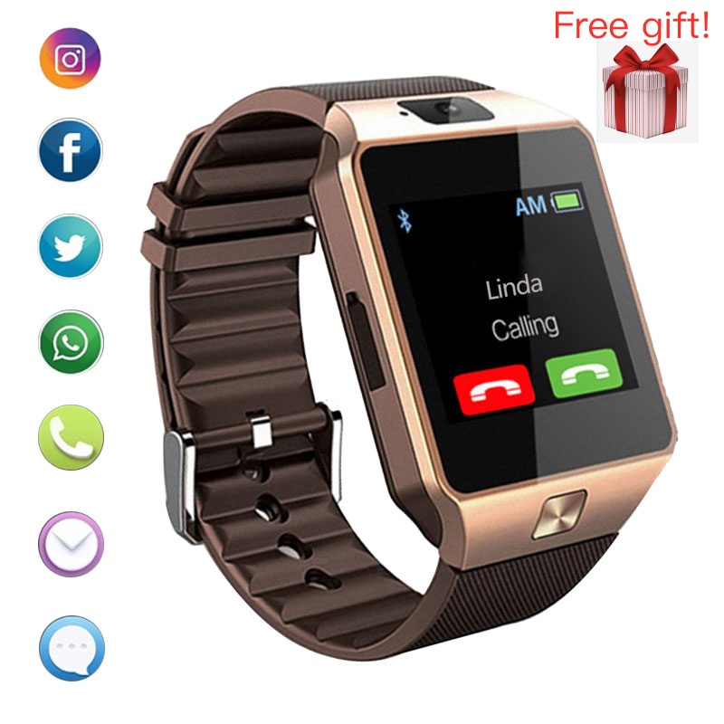 ♥100%Original Product+FREE Shipping♥2025 NEW Bluetooth Smart Watch DZ09 Phone with SIM Card Support TF Android SmartWatch Phone Call Bracelet Watch for Android Giá 228,478 Đồng*Miễn phí vận chuyển