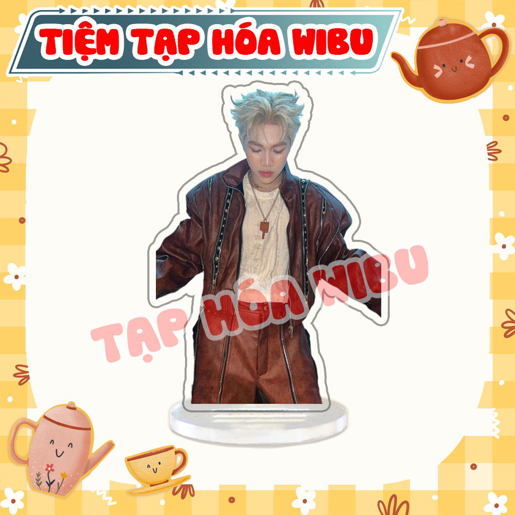 Mô hình Standee Tượng Móc Khóa Keychain Bằng Acrylic Đức Duy Captain Boy Cute Rapper Ca Sĩ Tiệm Tạp Hóa Wibu