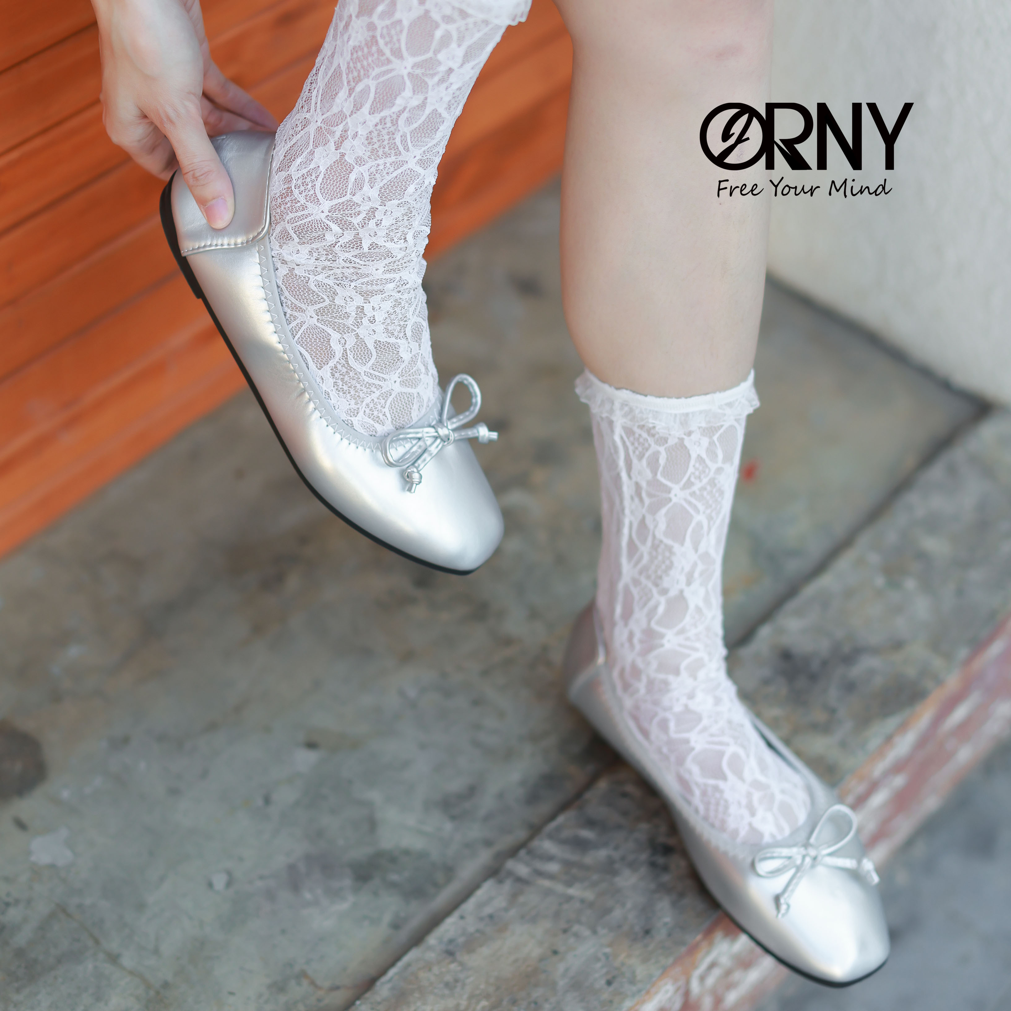 ❣️ ORNY(ออร์นี่) ® รุ่น OY141 ❣️ รองเท้าแมรี่เจน พื้นทรงแบน สี่เหลี่ยม สวมใส่สบาย ราคา 200 บาท*ส่งฟรี
