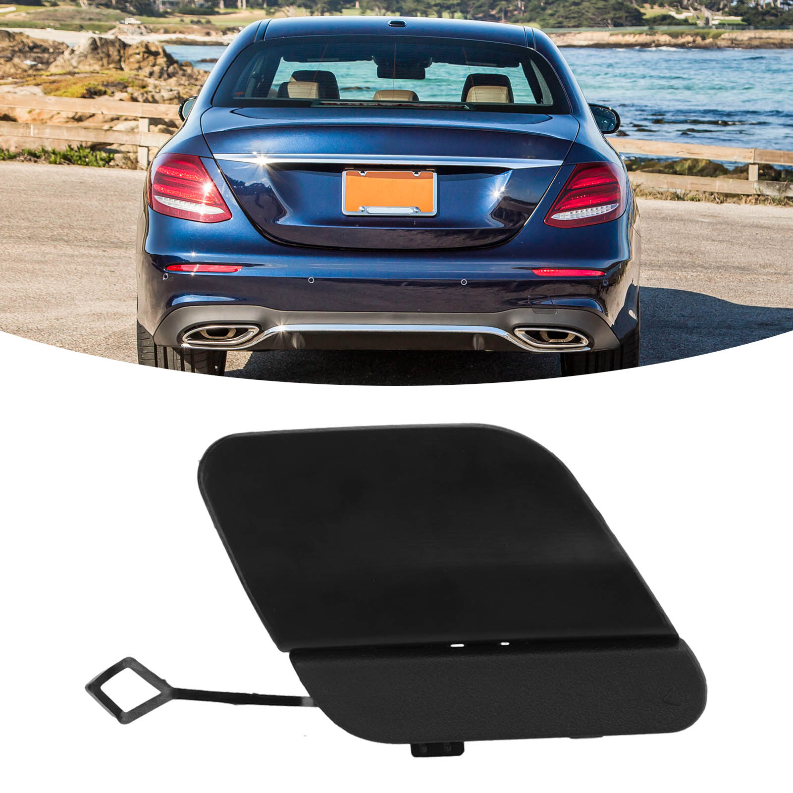 A2138853701 Bumper Tow mắt Bìa cap hãm xung phía sau bọc móc kéo dễ dàng sử dụng chống mòn cho e‑class W213 AMG dòng