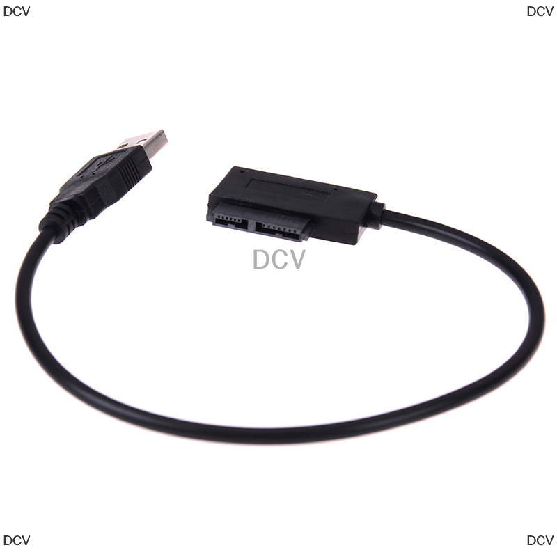 DCV Cáp chuyển đổi USB sang Ổ đĩa quang CD DVD ROM SATA/IDE mỏng 13Pin