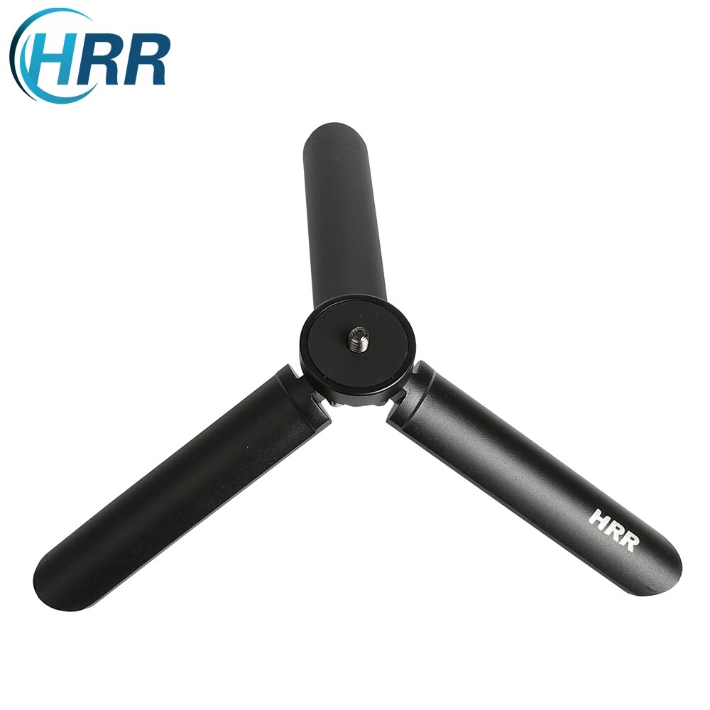 Gốc HRR Kim Loại chân máy mini ba chân Máy Tính Để Bàn giá để bàn chân đế nhỏ gọn Cho Zhiyun Smooth 4 DJI Osmo Di Động 3 OM4 Gimbal Ổn Định Máy Ảnh