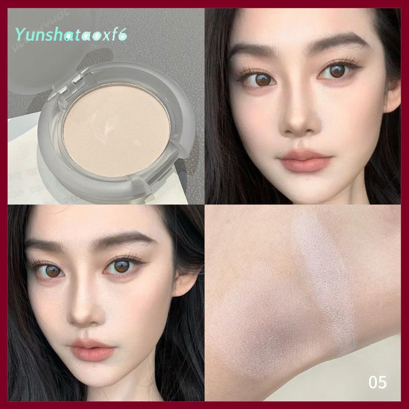 yunshataoxf Herorange Matte nổi bật đơn sắc Eyeshadow Palette ánh sáng tự nhiên Highlighter bột cho mắt tinh tế đường viền brightens - 3