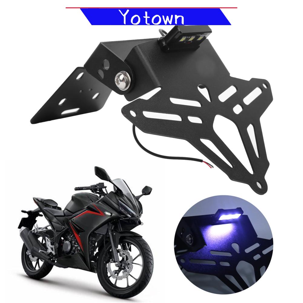 Yotown Giá Đỡ Biển Số Xe Máy Fender Loại Bỏ Có Đèn Phù Hợp Cho HONDA CBR150R 2019‑2020 Giá 623,000 Đồng*Miễn phí vận chuyển