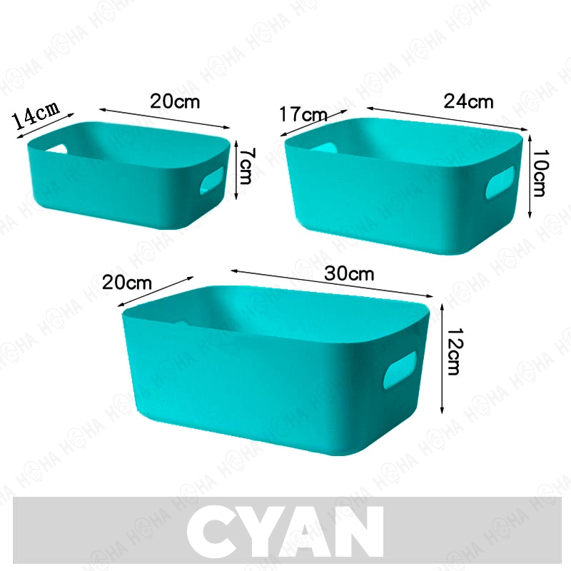 Thick Colorful Storage Box Home Muji Storage Organizer Box Toy Storage Container Basket Clothes Cabinet Kotak Simpan 收纳盒