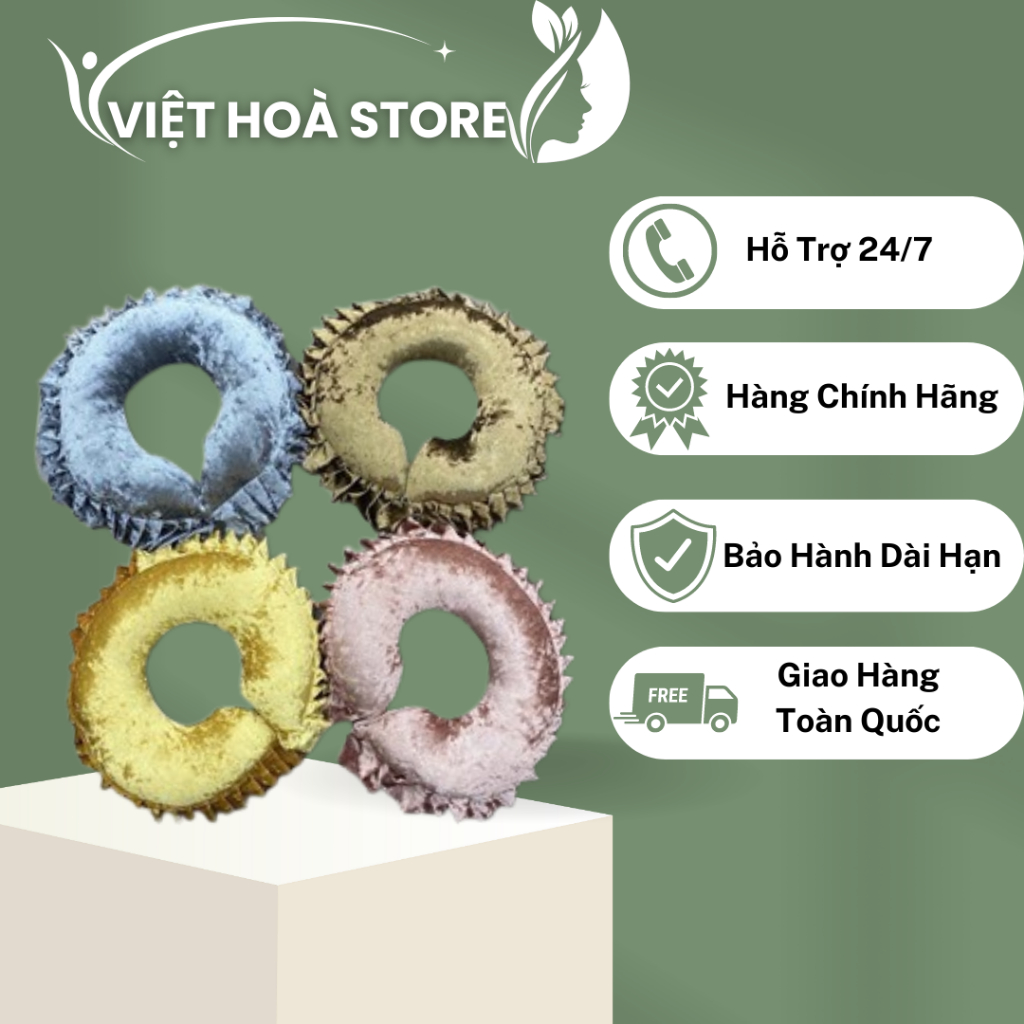 Gối spa tmv bông mềm úp mặt - cao cấp - dùng trong spa tmv