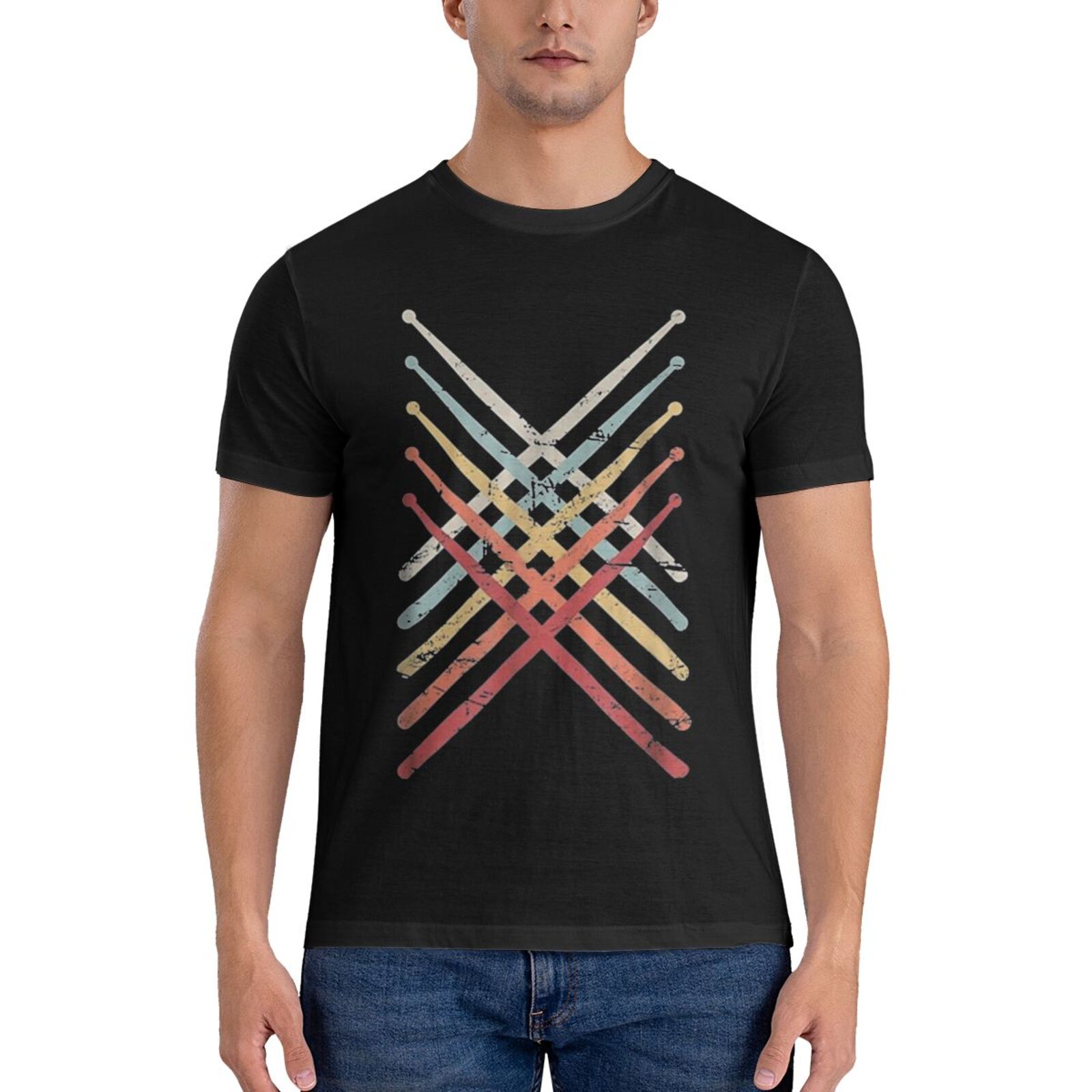 Drummer Design Tshirts Personality Customized