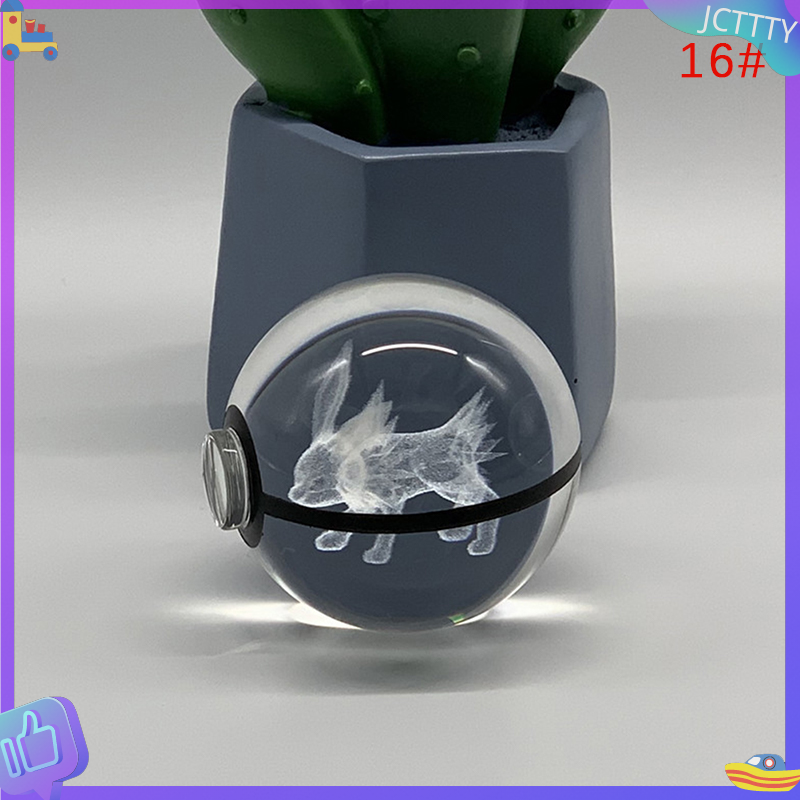 🎁 jcttty 🎀 đồ chơi 3d hình cầu pha lê pokemon đồ chơi ánh sáng led pokémon hình pikachu snorlax mewtwo