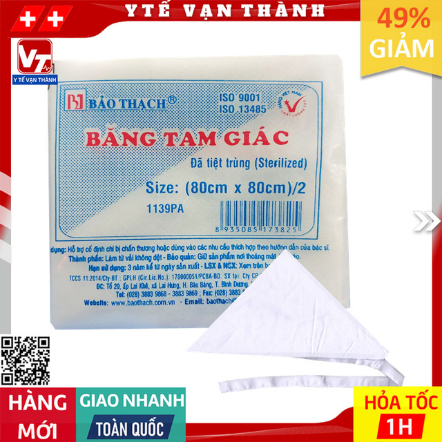 ✅ băng tam giác bảo thạch | hoặc nhãn hiệu tương đương -vt0456 - y tế vạn thành