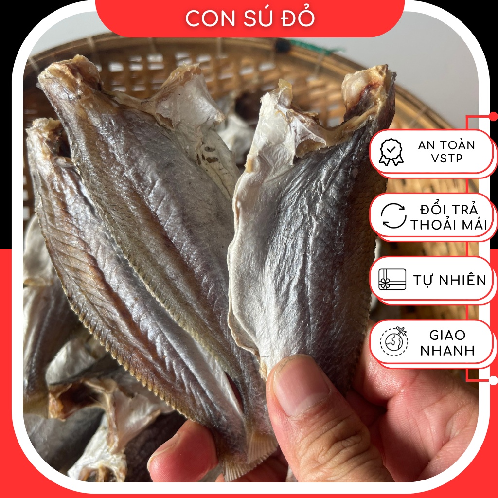Khô cá đù nguyên con, cá đù vừa ăn thịt ngon túi hút chân không - Sudoshop