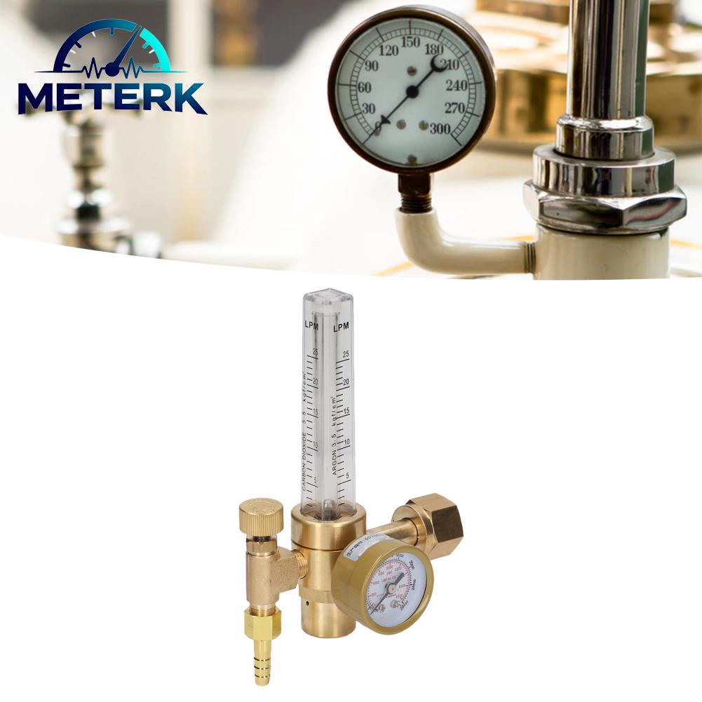 Meterk Bộ điều chỉnh áp suất Argon G 5/8-14 Chủ đề đầu vào Bộ điều chỉnh hàn Argon có thể điều chỉnh mạnh mẽ Thiết kế pít-tông một giai đoạn Độ chính xác cao cho các ngành công nghiệp hóa chất Giá 651,000 Đồng*Miễn phí vận chuyển