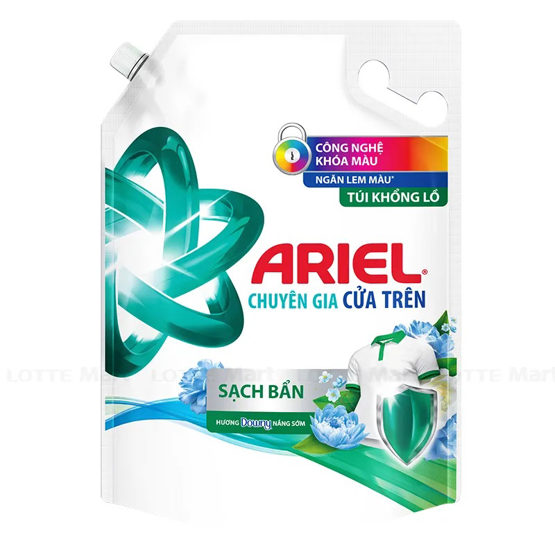 Nước Giặt Ariel Cửa Trên Sạch Sâu Hương Downy Nắng Sớm 4.1kg