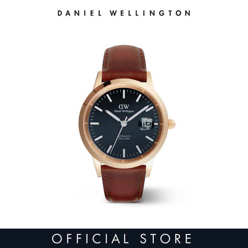 [2 years warranty] Daniel Wellington Iconic Automatic 40mm St Mawes Rose Gold Arctic - Enamel Dial - Men Watch Automatic movement watch DW Official Authentic Original ราคา 13,739 บาท*ส่งฟรี