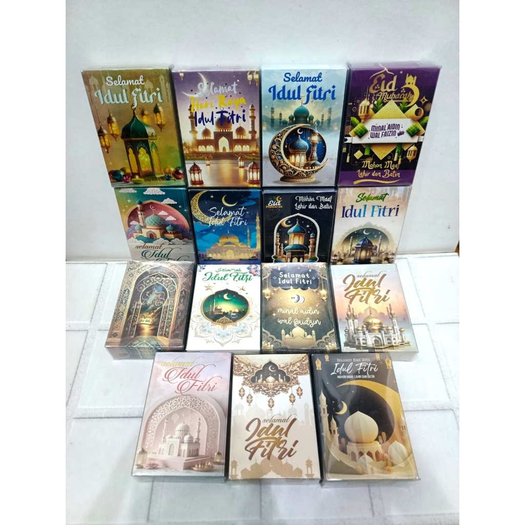 ( GROSIR = 50pc ) AMPLOP LEBARAN ukuran. M /ANGPAO IDUL FITRI