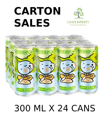 Qoo White Grape 300 ML Can Drinks Carton (24 cans per carton)
