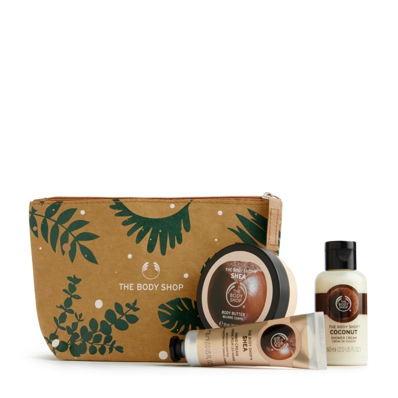 Buy The Body Shop Nourishing Shea & Coconut Gift Pouch (Christmas Gift Set) Singapore