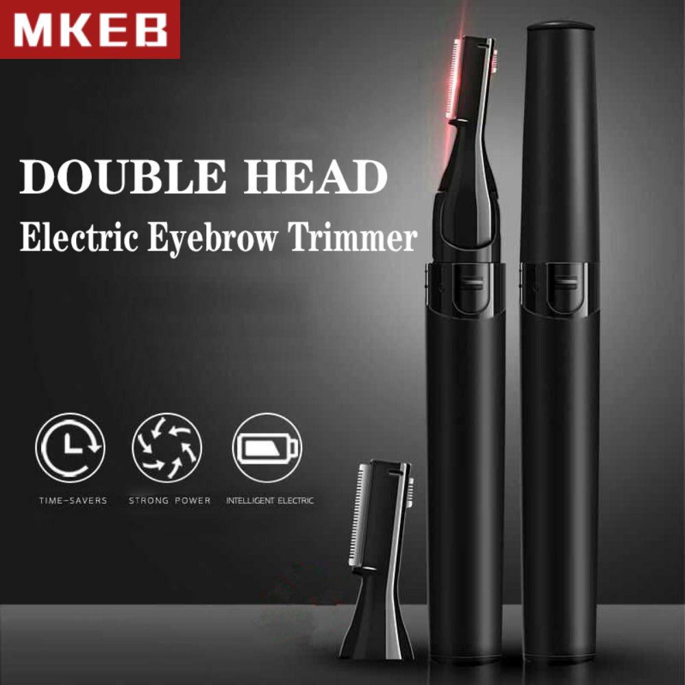 MKEB MALL Đa năng Chính xác Đen Máy cạo lông Dành cho cổ môi cơ thể cánh tay chân Nam Phụ nữ Vẻ Đẹp Định hình lông mày Máy cạo lông Máy cạo lông mini Máy tỉa lông mày chạy điện Tẩy lông Dao cạo