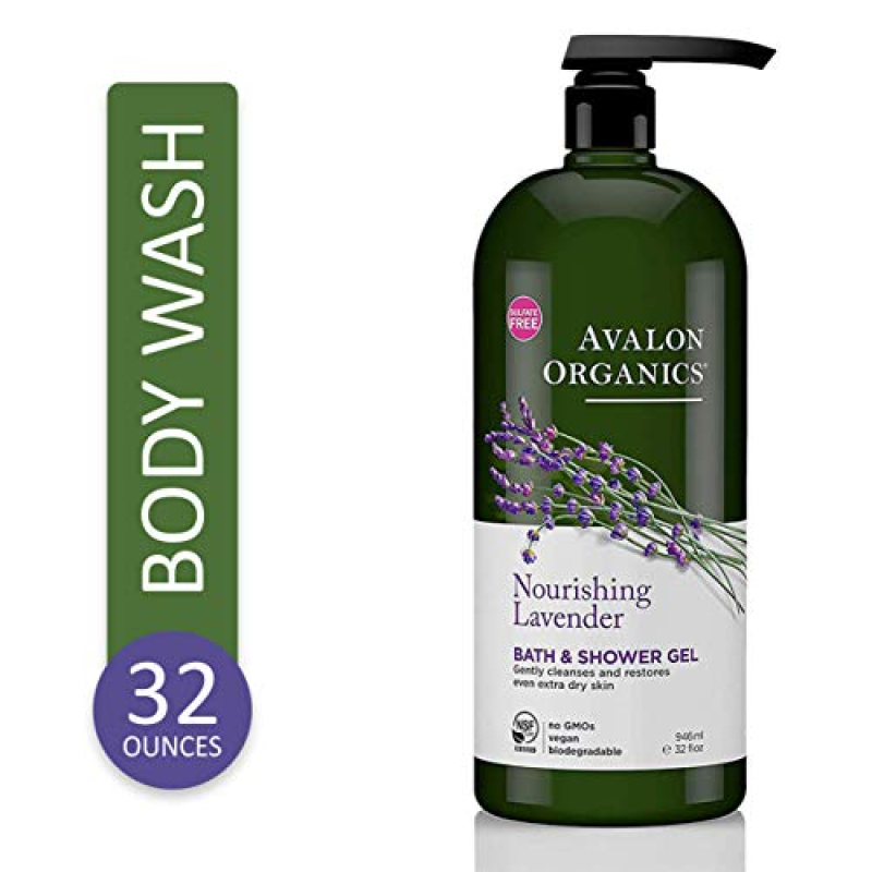 Buy Avalon Organics Nourishing Lavender Body Wash and Shower Gel, 32 oz Singapore