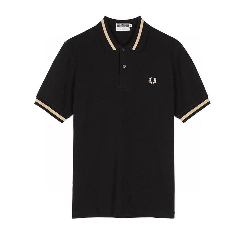 Chính Hãng Fred Perry 2022 Mùa Hè ve áo Áo polo Người Đàn Ông Của tay ngắn Fp Thêu Lúa Mì T-Shirt doanh nhân anh thời trang mới 2024