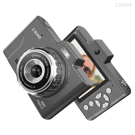 Compact Kids Camera with Dual Lenses and 8× Zoom