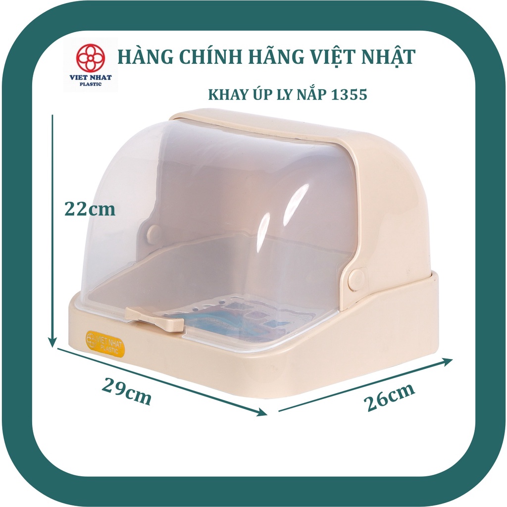 Khay úp cốc có nắp - khay úp ly nắp việt nhật