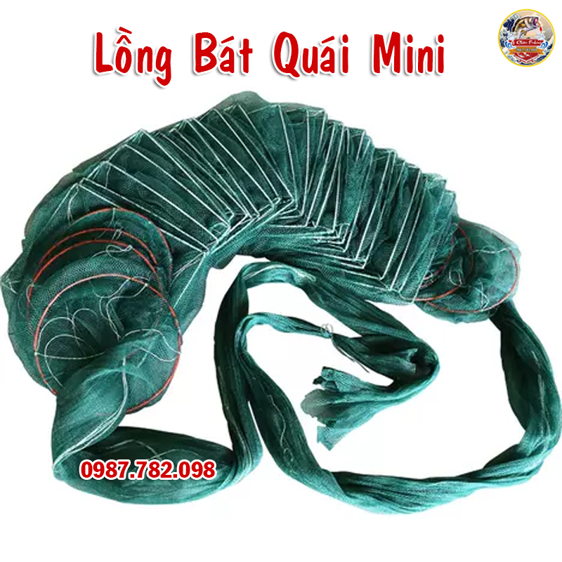 Lồng bát quái mini chã 15-19-24 khung kích thước 15x20cm bẫy tôm, cua, cá, lươn, baba đa năng