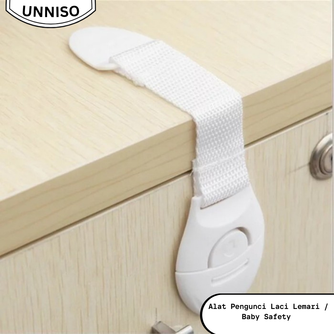 alat pengunci laci lemari / baby safety / safety belt lock drawer