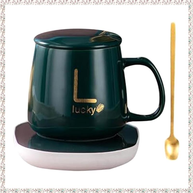Heating-Cup of Electric Coffee Via USB, Gift Box Heating Plate and Coffee Cup, Cup of Hot Tea Milk