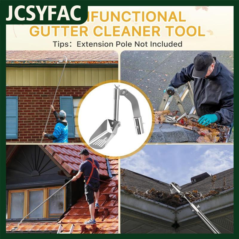 JCSYFAC Máng xối muỗng nhà máng xối công cụ làm sạch nhà sạch lá làm sạch muỗng Hợp kim nhôm vườn mái máng xối công cụ làm sạch Giá 296,031 Đồng*Miễn phí vận chuyển