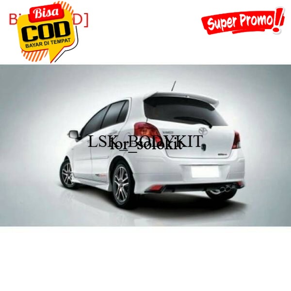 Bodykit Toyota Yaris Trd2 2006 2007 2008 2009 2010 2011 Body Kit Bodikit Grade-A Lentur-Tebal-Kuat Harga 632,500 rupiah*Gratis Ongkir