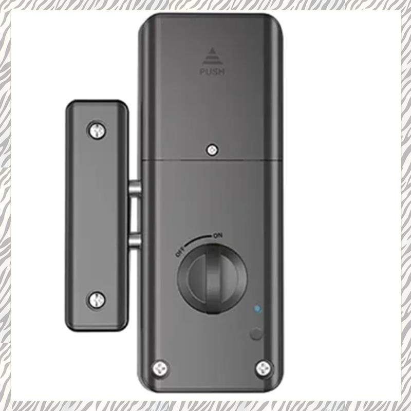 (EBTN) Smart Tuya App IC Card Lock for Wooden Door Bluetooth Lock Electronic Door Lock No Drill Indoor Concealed Installation
