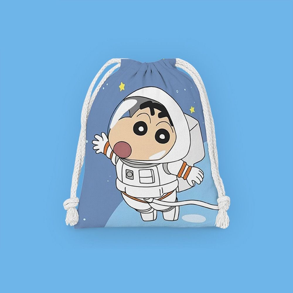 RUOANE Dễ thương Túi vải nhỏ Di động Hoạt hình Ví dễ thương Túi đựng đồ ăn trưa Đồ lặt vặt Túi dây rút Nữ/Nữ - 7