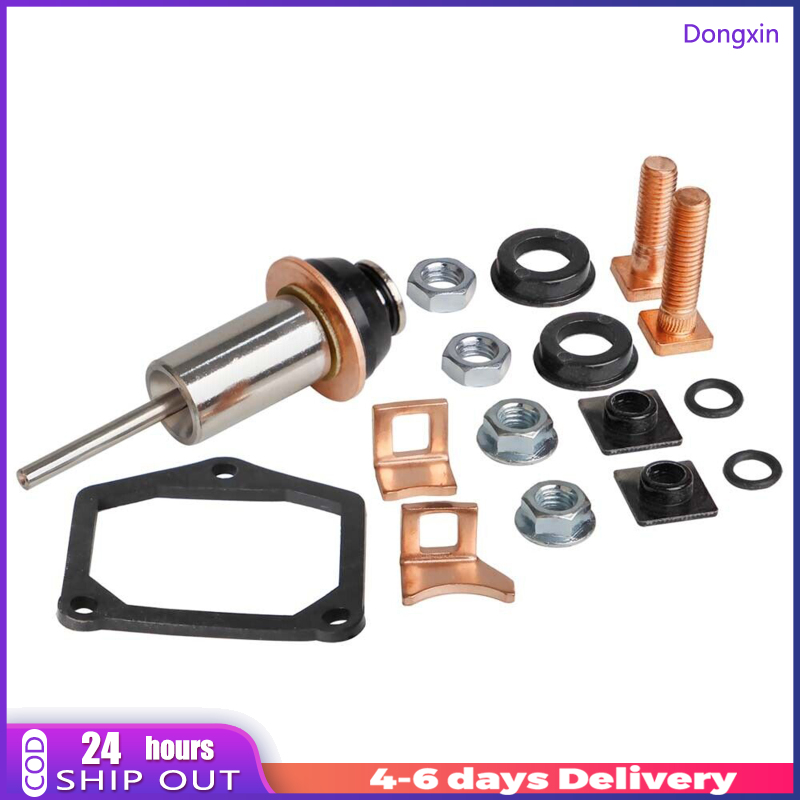 Dongxin Starter Solenoid Repair Rebuild Kit Plunger Contacts Set For 1.2KW