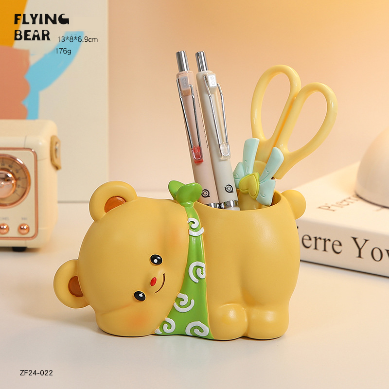 Bay gấu dễ thương bơ gấu lối vào lưu trữ chìa khóa trang trí tủ giày nhà phòng khách trang trí cửa nhà mới