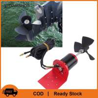 Thuyền dưới nước Thruster 6kg lực đẩy 3 lưỡi cánh quạt kín thuyền tàu ngầm không chổi than Thruster cho RC tàu