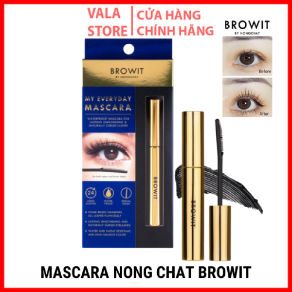 Mascara Nong Chat Browit Thái Lan không trôi, làm dày, dài cong, tơi mi giá rẻ