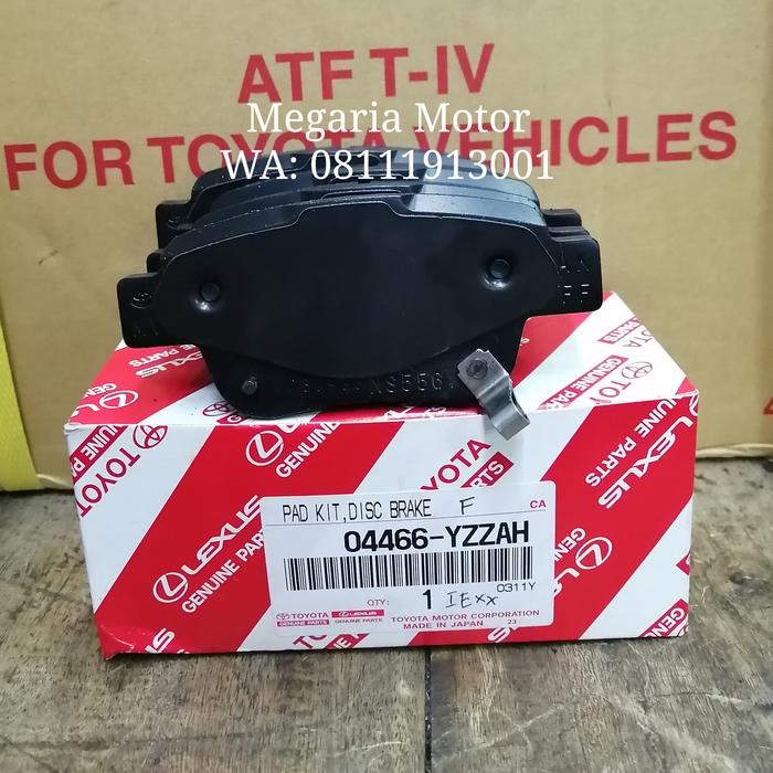 BRAKE PAD KAMPAS REM BELAKANG ALPHARD VELLFIRE ANH20 2008 2014 -SPAREPARTVIN Harga 1,223,000 rupiah*Gratis Ongkir