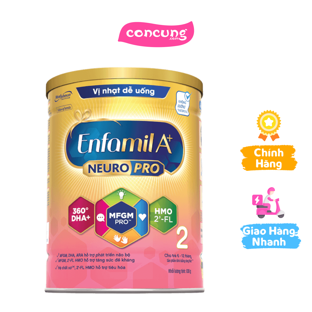 Enfamil A+ số 2 830g 2flex